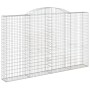 Gabionenkörbe 3 Stück Bogenform Eisen 300x30x180/200 cm von vidaXL, Töpfe und Pflanzgefäße - Ref: Foro24-3146594, Preis: 516,...