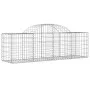 Gabion baskets 50 units, arched shape, iron, 200x50x60/80 cm by vidaXL, Pots and planters - Ref: Foro24-3146297, Price: 2,00 ...