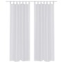 2 transparente weiße Vorhänge 140 x 225 cm von vidaXL, Vorhänge und Gardinen - Ref: Foro24-130198, Preis: 29,12 €, Rabatt: %