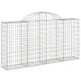 18 units of arched iron gabion baskets 200x30x100/120 cm by vidaXL, Pots and planters - Ref: Foro24-3146124, Price: 1,00 €, D...