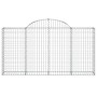 Gabionenkörbe 18 Stück Bogenform Eisen 200x30x100/120 cm von vidaXL, Töpfe und Pflanzgefäße - Ref: Foro24-3146124, Preis: 1,0...