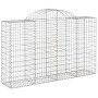 Gabionenkörbe 10 Stück Bogenform Eisen 200x50x120/140 cm von vidaXL, Töpfe und Pflanzgefäße - Ref: Foro24-3146349, Preis: 939...