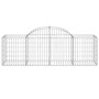 Gabionenkörbe 10 Stück Bogenform Eisen 200x50x60/80 cm von vidaXL, Töpfe und Pflanzgefäße - Ref: Foro24-3146286, Preis: 608,7...
