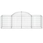 Gabionenkörbe 5 Stk. Bogenform Eisen 200x50x60/80 cm von vidaXL, Töpfe und Pflanzgefäße - Ref: Foro24-3146281, Preis: 302,06 ...