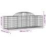 Gabionenkörbe 5 Stk. Bogenform Eisen 200x50x60/80 cm von vidaXL, Töpfe und Pflanzgefäße - Ref: Foro24-3146281, Preis: 302,06 ...