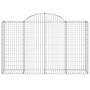 Gabionenkörbe 15 Stück Bogenform Eisen 200x50x120/140 cm von vidaXL, Töpfe und Pflanzgefäße - Ref: Foro24-3146354, Preis: 1,0...