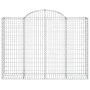 Wire mesh baskets 5 units, arched shape, iron, 200x50x140/160 cm by vidaXL, Pots and planters - Ref: Foro24-3146365, Price: 5...