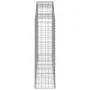 Wire mesh baskets 5 units, arched shape, iron, 200x50x140/160 cm by vidaXL, Pots and planters - Ref: Foro24-3146365, Price: 5...