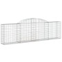Gabionenkörbe 5 Stück Bogenform Eisen 300x30x80/100 cm von vidaXL, Töpfe und Pflanzgefäße - Ref: Foro24-3146506, Preis: 483,2...