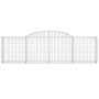 Gabionenkörbe 5 Stück Bogenform Eisen 300x30x80/100 cm von vidaXL, Töpfe und Pflanzgefäße - Ref: Foro24-3146506, Preis: 483,2...