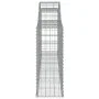 Gabion baskets 5 pcs arc shape iron 300x30x80/100 cm by vidaXL, Pots and planters - Ref: Foro24-3146506, Price: 477,25 €, Dis...