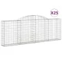 Gabion baskets 25 pcs iron arch shape 300x30x100/120 cm by vidaXL, Pots and planters - Ref: Foro24-3146536, Price: 2,00 €, Di...