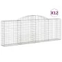 Gabionenkörbe 12 Stück Eisenbogenform 300x30x100/120 cm von vidaXL, Töpfe und Pflanzgefäße - Ref: Foro24-3146531, Preis: 1,00...