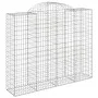 Cestas de gaviones 5 uds forma de arco hierro 200x50x160/180 cm de vidaXL, Maceteros y jardineras - Ref: Foro24-3146386, Prec...
