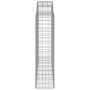 Gabionenkörbe 5 Stück Bogenform Eisen 200x50x160/180 cm von vidaXL, Töpfe und Pflanzgefäße - Ref: Foro24-3146386, Preis: 601,...