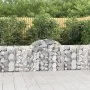 Gabion baskets 25 units, arched shape, iron, 200x30x80/100 cm by vidaXL, Pots and planters - Ref: Foro24-3146105, Price: 1,00...