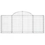 Gabion baskets 25 units, arched shape, iron, 200x30x80/100 cm by vidaXL, Pots and planters - Ref: Foro24-3146105, Price: 1,00...