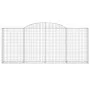 Wire mesh baskets 10 units, arched shape, iron, 300x30x120/140 cm by vidaXL, Pots and planters - Ref: Foro24-3146547, Price: ...