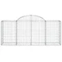 Gabionenkörbe 2 Stück bogenförmiges Eisen 200x50x80/100 cm von vidaXL, Töpfe und Pflanzgefäße - Ref: Foro24-3146299, Preis: 1...