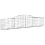 Cestas de gaviones 12 uds forma de arco hierro 300x30x60/80 cm de vidaXL, Maceteros y jardineras - Ref: Foro24-3146495, Preci...