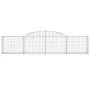 Cestas de gaviones 12 uds forma de arco hierro 300x30x60/80 cm de vidaXL, Maceteros y jardineras - Ref: Foro24-3146495, Preci...