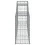 Cestas de gaviones 12 uds forma de arco hierro 300x30x60/80 cm de vidaXL, Maceteros y jardineras - Ref: Foro24-3146495, Preci...