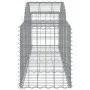 Gabion baskets 6 pcs arch shape iron 200x50x60/80 cm by vidaXL, Pots and planters - Ref: Foro24-3146282, Price: 395,03 €, Dis...