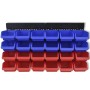 Garagen-Werkzeug-Organizer mit blauer und roter Wand von vidaXL, Werkzeugschränke - Ref: Foro24-141401, Preis: 39,45 €, Rabat...