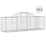 Gabion baskets 11 pcs arch shape iron 200x50x60/80 cm by vidaXL, Pots and planters - Ref: Foro24-3146287, Price: 693,45 €, Di...