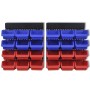 Garagen-Werkzeug-Organizer mit blauer und roter Wand von vidaXL, Werkzeugschränke - Ref: Foro24-141401, Preis: 39,45 €, Rabat...