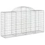 Gabion baskets 18 pcs arc shape iron 200x50x100/120cm by vidaXL, Pots and planters - Ref: Foro24-3146334, Price: 1,00 €, Disc...