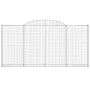 Gabion baskets 9 units arch shape iron 300x30x140/160 cm by vidaXL, Pots and planters - Ref: Foro24-3146564, Price: 1,00 €, D...
