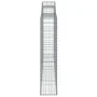 Gabion baskets 9 units arch shape iron 300x30x140/160 cm by vidaXL, Pots and planters - Ref: Foro24-3146564, Price: 1,00 €, D...
