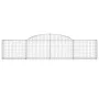Gabion baskets 13 units, arched shape, iron, 300x30x60/80 cm. by vidaXL, Pots and planters - Ref: Foro24-3146496, Price: 972,...