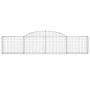 Gabionenkörbe 13 Stück Bogenform Eisen 300x30x60/80 cm von vidaXL, Töpfe und Pflanzgefäße - Ref: Foro24-3146496, Preis: 989,2...