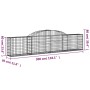 Gabionenkörbe 13 Stück Bogenform Eisen 300x30x60/80 cm von vidaXL, Töpfe und Pflanzgefäße - Ref: Foro24-3146496, Preis: 989,2...