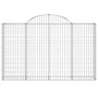 Gabionenkörbe 20 Stück Bogenform Eisen 200x30x120/140 cm von vidaXL, Töpfe und Pflanzgefäße - Ref: Foro24-3146146, Preis: 1,0...