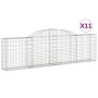 Gabionenkörbe 11 Stück Bogenform Eisen 300x30x80/100 cm von vidaXL, Töpfe und Pflanzgefäße - Ref: Foro24-3146512, Preis: 999,...