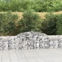 Gabionenkörbe 3 Stück Bogenform Eisen 300x30x60/80 cm von vidaXL, Töpfe und Pflanzgefäße - Ref: Foro24-3146486, Preis: 228,69...