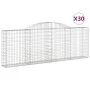 Gabionenkörbe 30 Stück Eisenbogenform 300x30x100/120 cm von vidaXL, Töpfe und Pflanzgefäße - Ref: Foro24-3146537, Preis: 3,00...