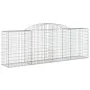 Gabionenkörbe, 15 Stück, Bogenform aus Eisen, 300 x 50 x 100/120 cm von vidaXL, Töpfe und Pflanzgefäße - Ref: Foro24-3146713,...
