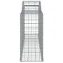 Gabionenkörbe, 15 Stück, Bogenform aus Eisen, 300 x 50 x 100/120 cm von vidaXL, Töpfe und Pflanzgefäße - Ref: Foro24-3146713,...
