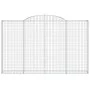 Gabion baskets 5 pcs arch shape iron 300x30x180/200 cm by vidaXL, Pots and planters - Ref: Foro24-3146596, Price: 834,08 €, D...