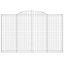 Gabionenkörbe 5 Stück Bogenform Eisen 300x30x180/200 cm von vidaXL, Töpfe und Pflanzgefäße - Ref: Foro24-3146596, Preis: 844,...