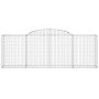 Gabionenkörbe 9 Stück Bogenform Eisen 300x50x100/120 cm von vidaXL, Töpfe und Pflanzgefäße - Ref: Foro24-3146708, Preis: 1,00...