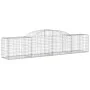 Gabionenkörbe 3 Stück Bogenform Eisen 300x50x60/80 cm von vidaXL, Töpfe und Pflanzgefäße - Ref: Foro24-3146666, Preis: 268,03...