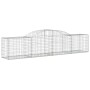 Gabionenkörbe 3 Stück Bogenform Eisen 300x50x60/80 cm von vidaXL, Töpfe und Pflanzgefäße - Ref: Foro24-3146666, Preis: 271,74...