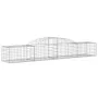 Gabion baskets 17 units, arched shape, iron, 300x50x40/60 cm. by vidaXL, Pots and planters - Ref: Foro24-3146660, Price: 1,00...
