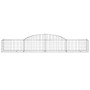 Gabion baskets 17 units, arched shape, iron, 300x50x40/60 cm. by vidaXL, Pots and planters - Ref: Foro24-3146660, Price: 1,00...