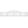 Gabion baskets 17 units, arched shape, iron, 300x50x40/60 cm. by vidaXL, Pots and planters - Ref: Foro24-3146660, Price: 1,00...